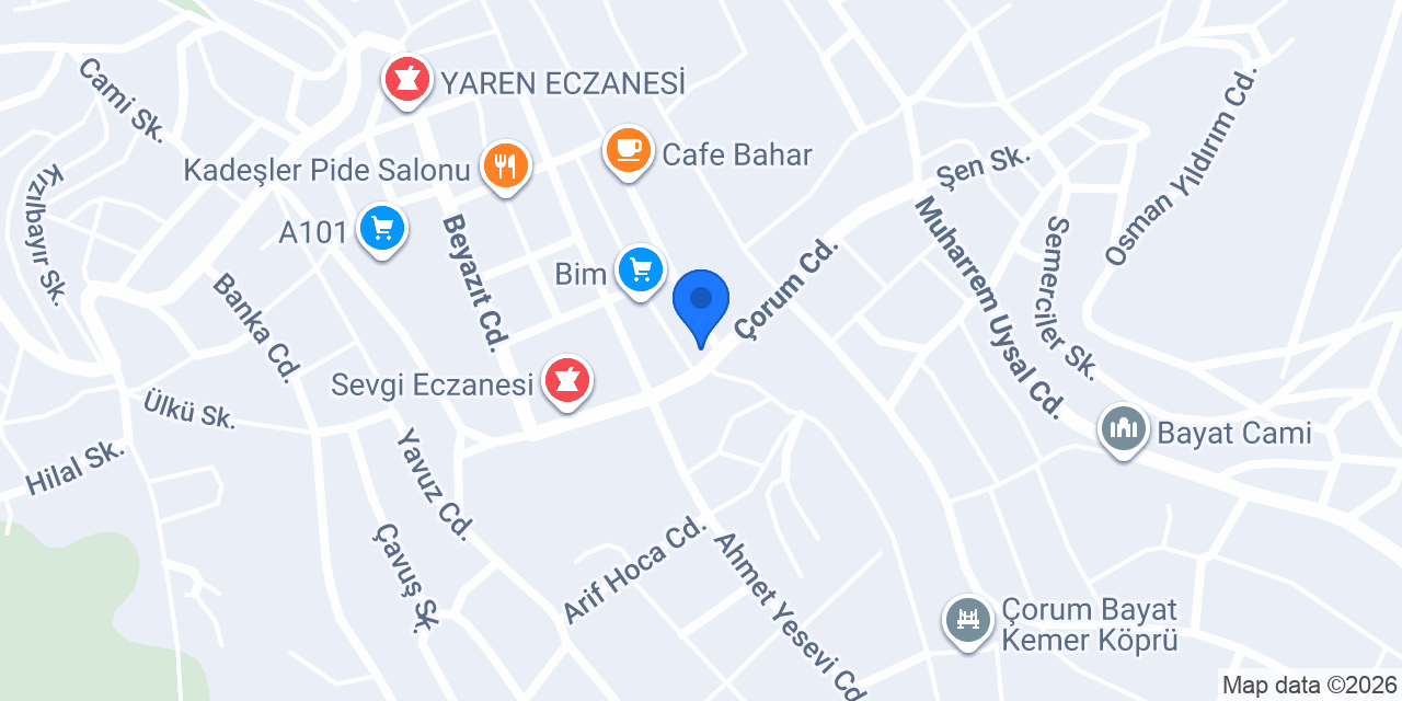 Bayat Halk Eğitim Merkezi konumu