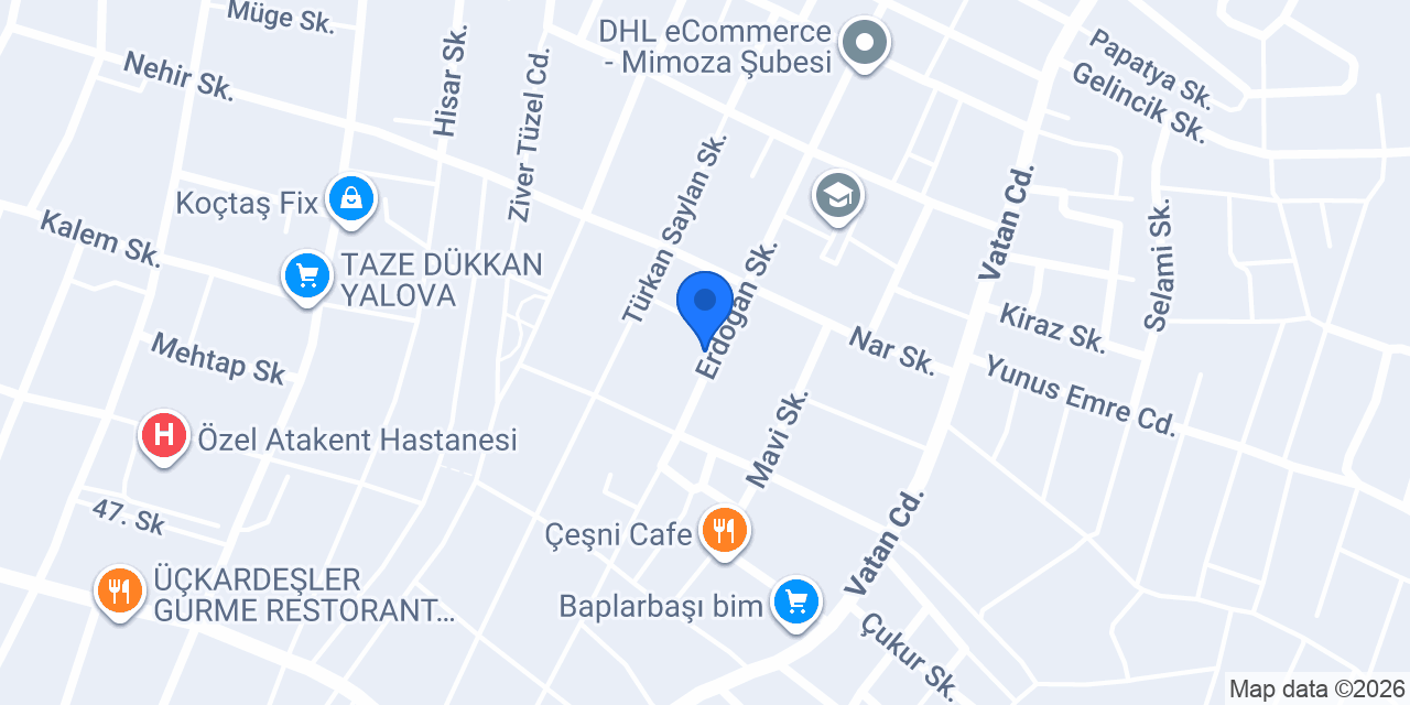 Biyopik Veteriner Kliniği konumu