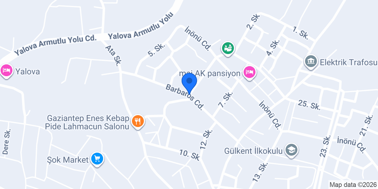 Açelya Şarküteri konumu