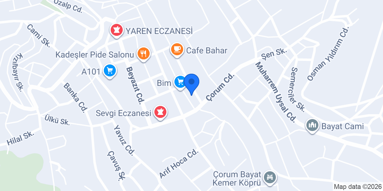 TÜRK HAFRİYAT konumu