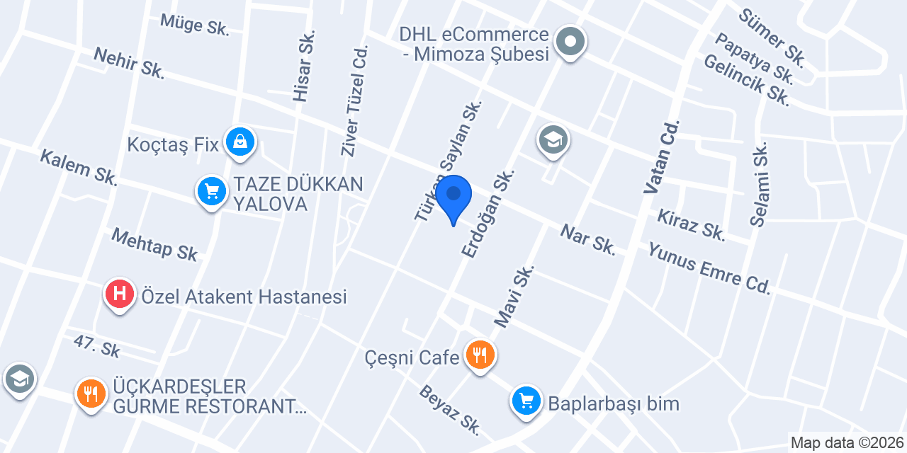 Dolunay Kuaför konumu