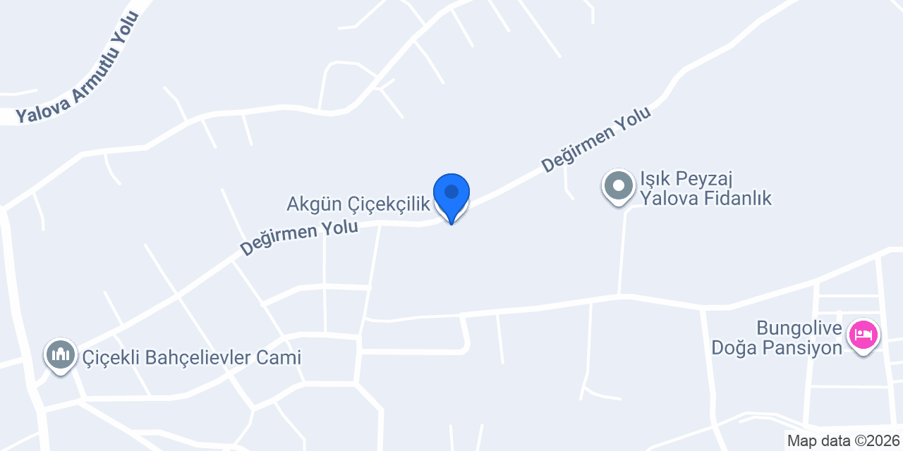 Akgün Çiçekçilik konumu
