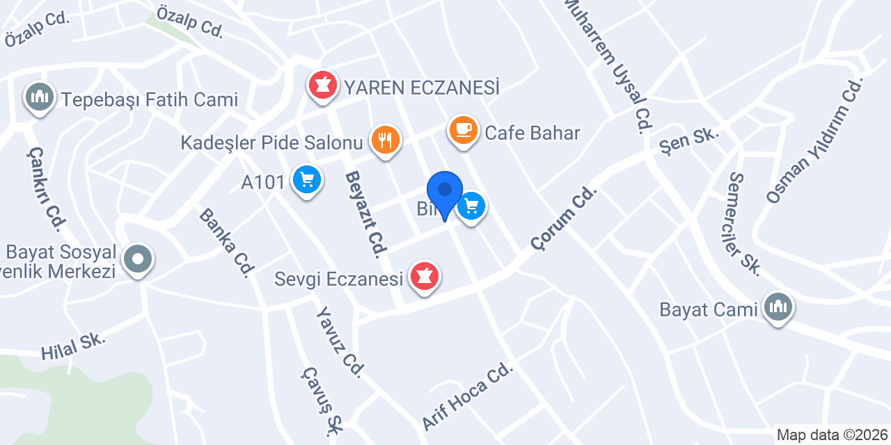 Elifim Pastanesi konumu