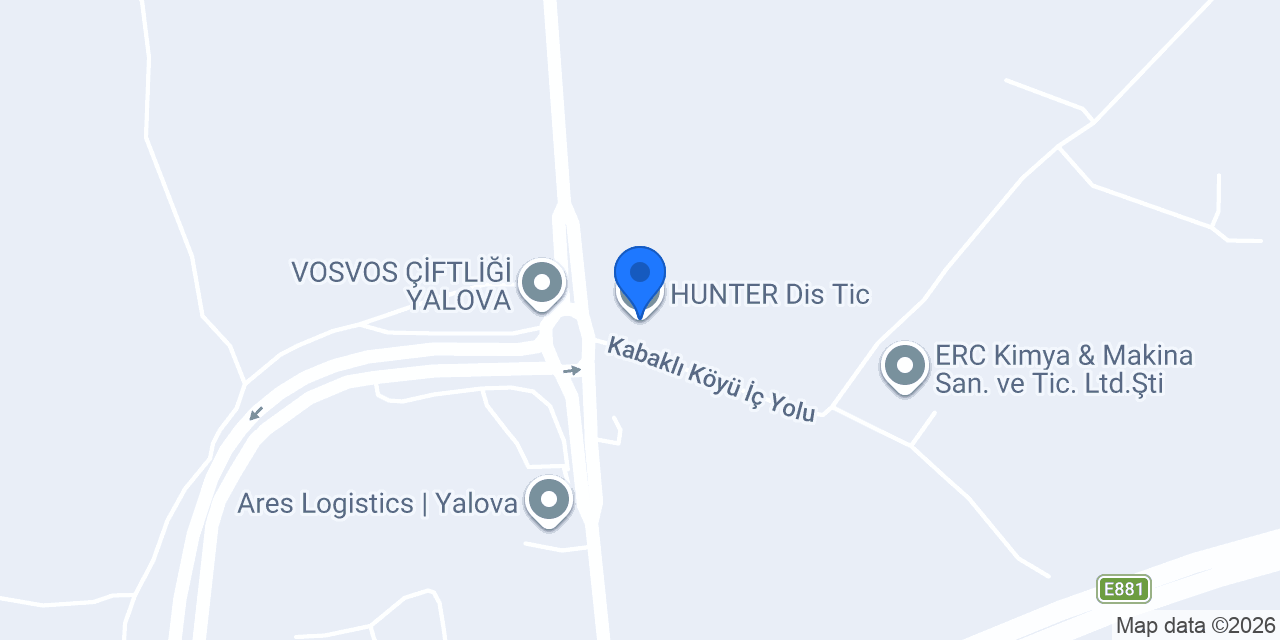 HUNTER Dis Tic. konumu