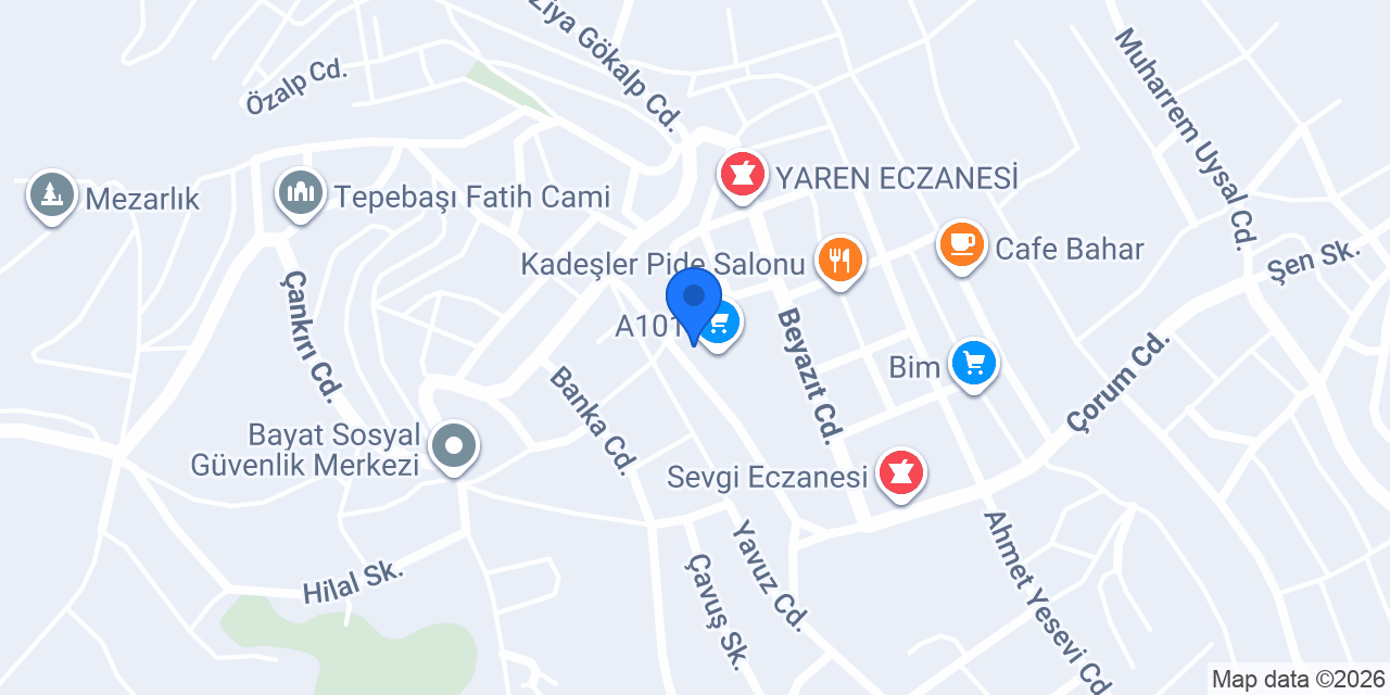 Bayat Noterliği konumu