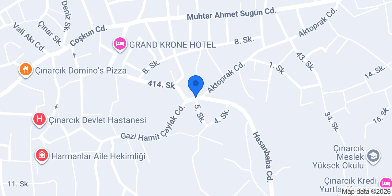 Çabaha Tatil Köyü konumu