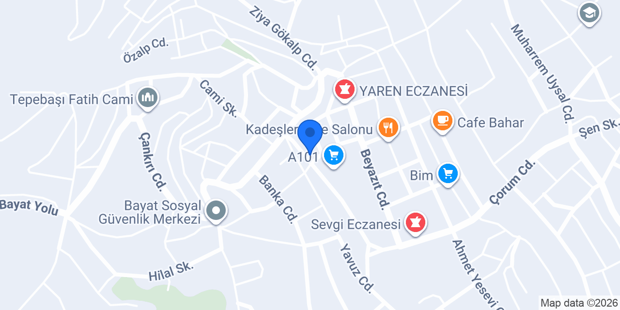 Bayat Adliyesi konumu