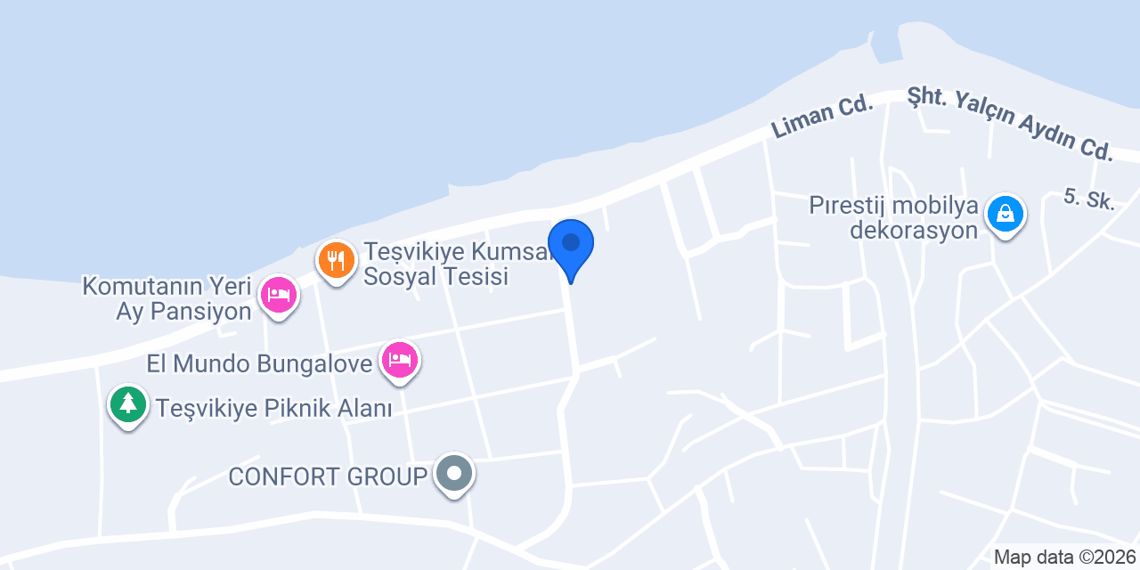Amor Coffee Karavan Çınarcık konumu