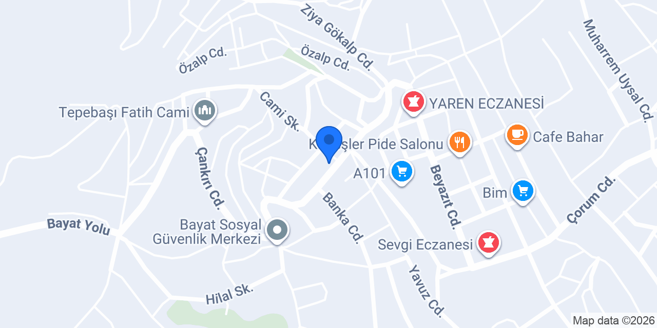 Aygaz Tüp Bayisi konumu