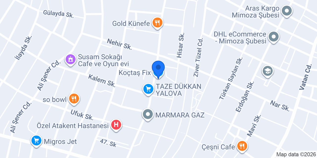 Koçtaş Fix konumu