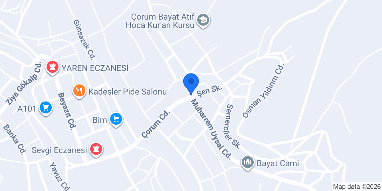 Bayat Perde Ada Perde Çeyiz konumu
