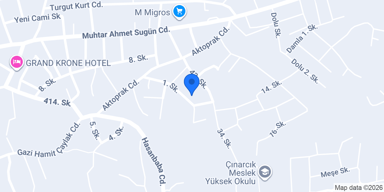 BT İNŞAAT konumu