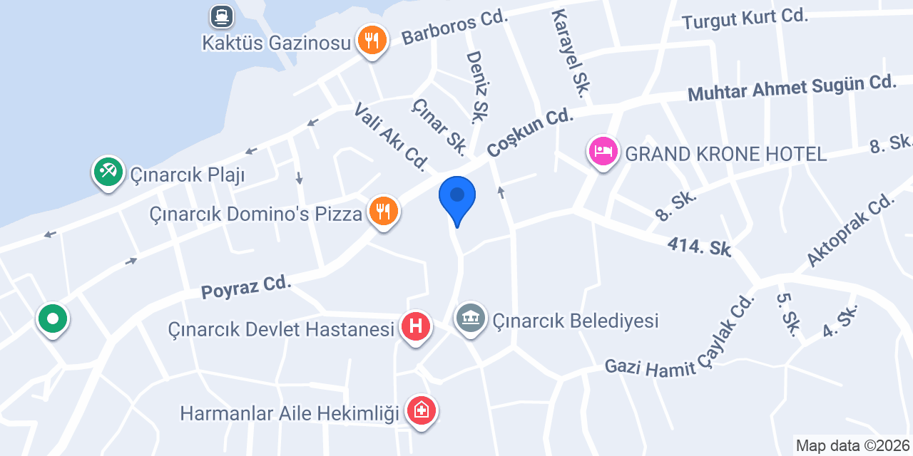 GOLD Fit Club, Çınarcık konumu