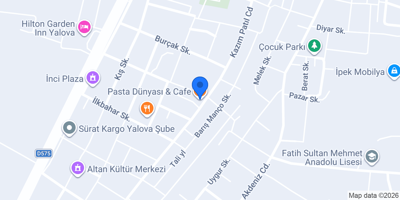 Pasta Dünyası & Cafe konumu