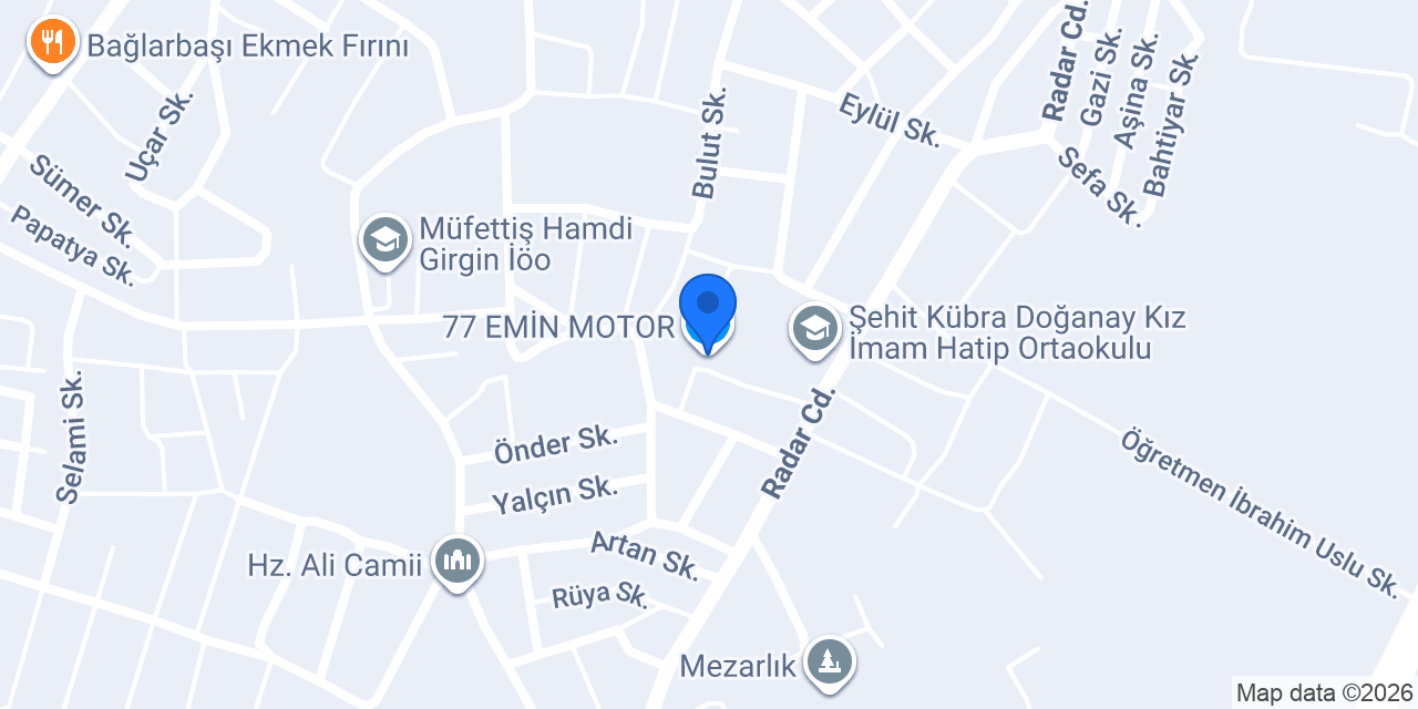 77 EMİN MOTOR konumu