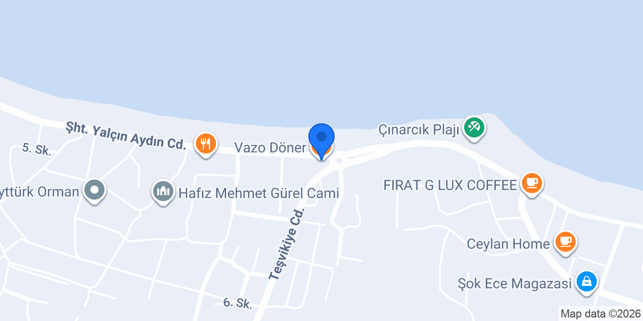 Vazo Döner konumu