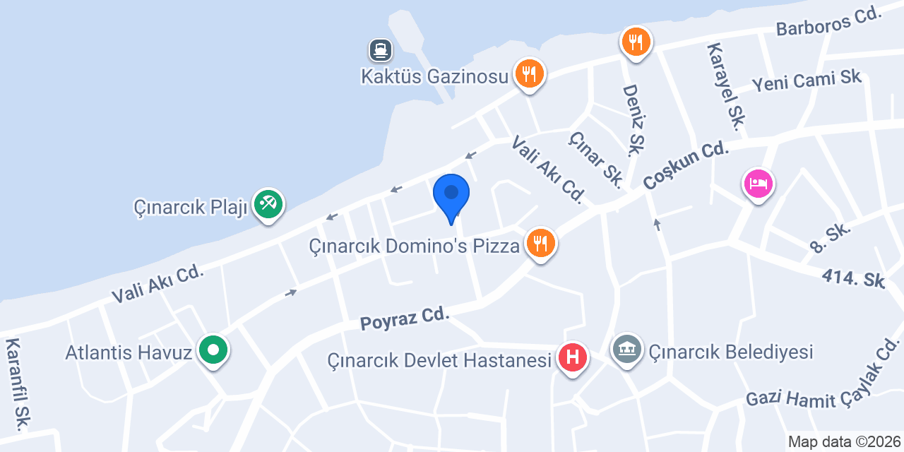 Çınarcık Tom & Jerry Petshop konumu