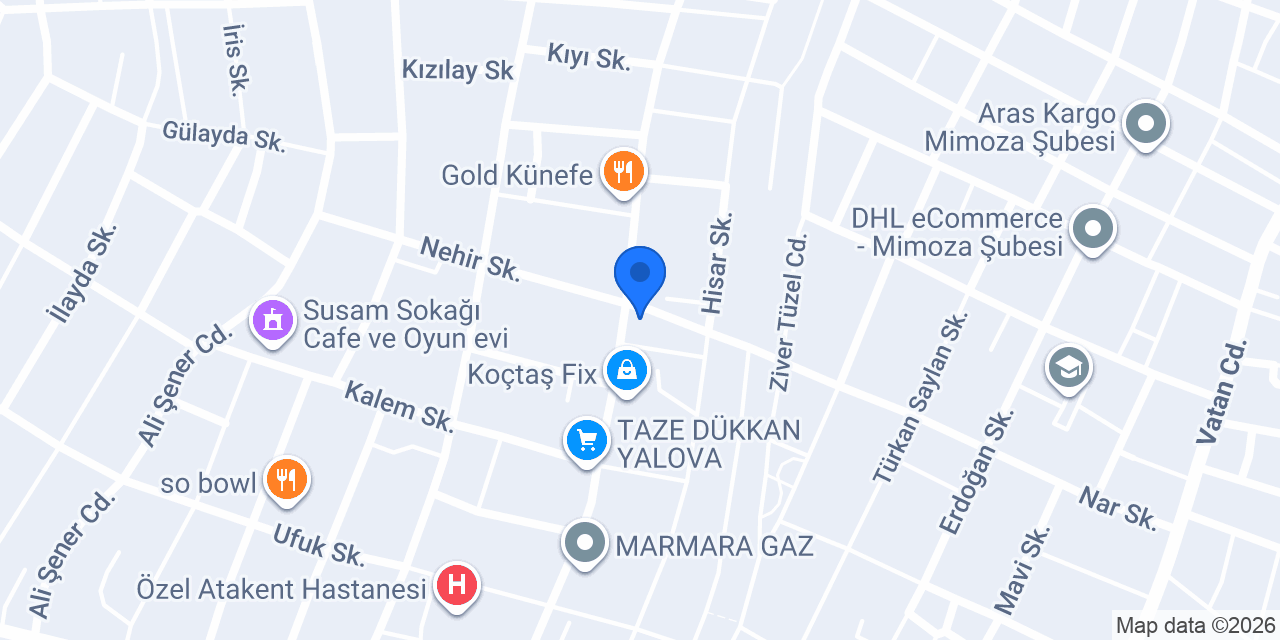 Toki Erkek Kuaförü konumu