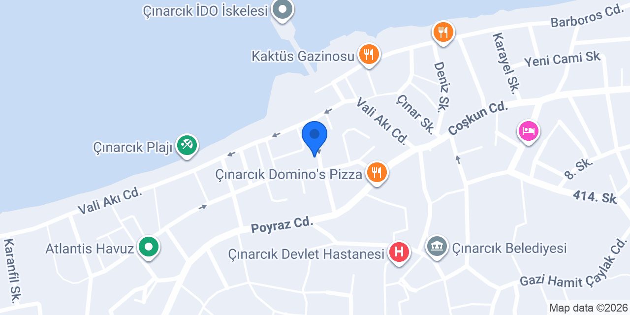 Çınarcık Bilişim - Turizm İnternet Cafe konumu