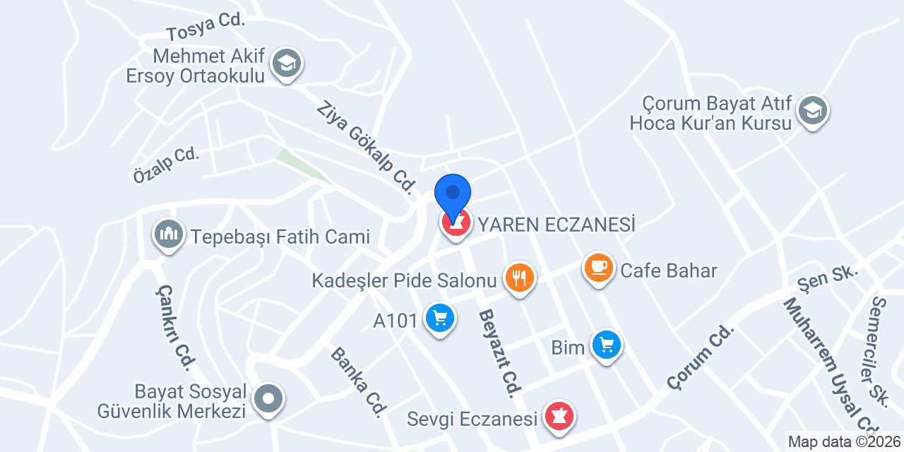 Köfteci kara mıstık konumu