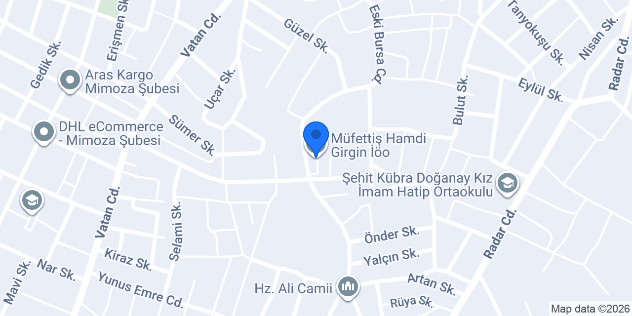 Müfettiş Hamdi Girgin İöo konumu