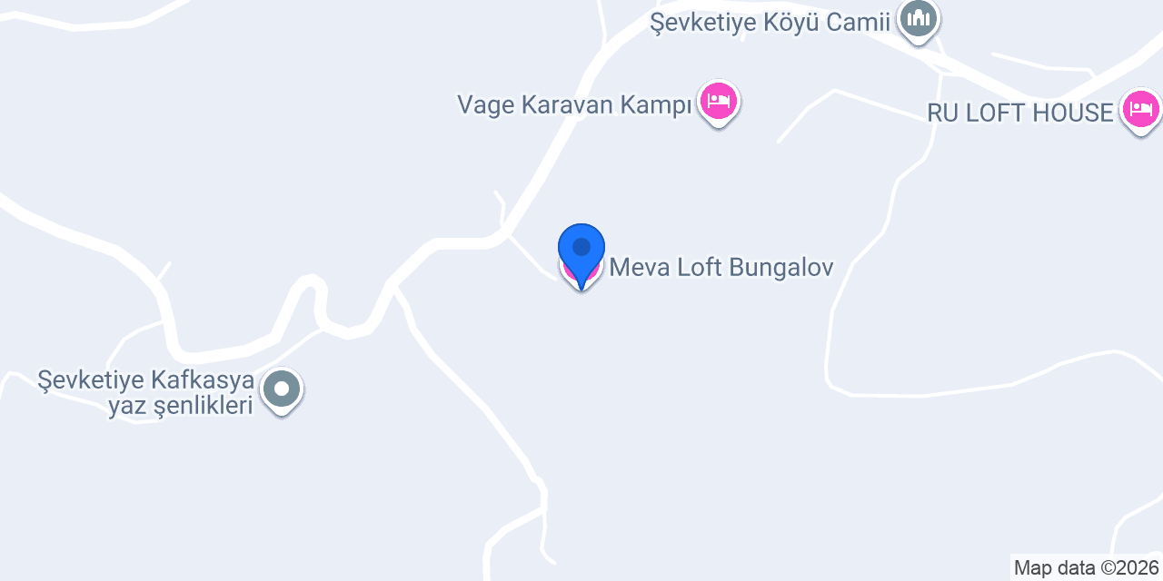 Meva Loft Bungalov konumu