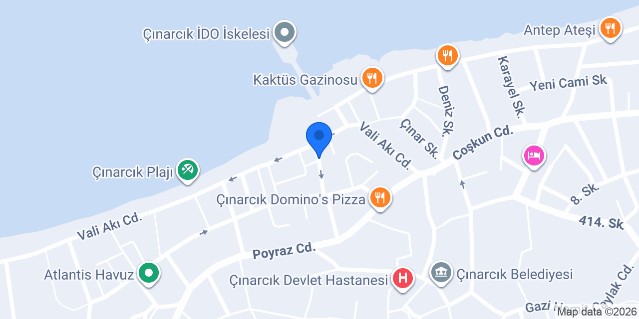 Çınarcık Kuru Temizleme konumu