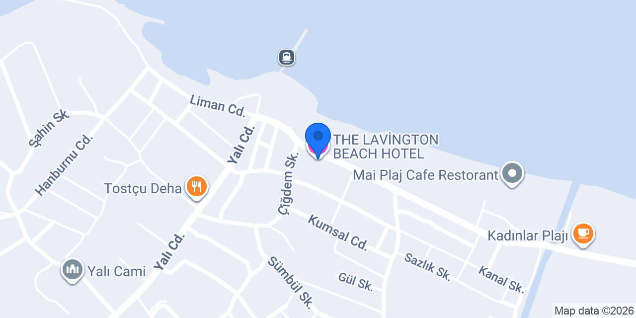 THE LAVİNGTON BEACH HOTEL konumu