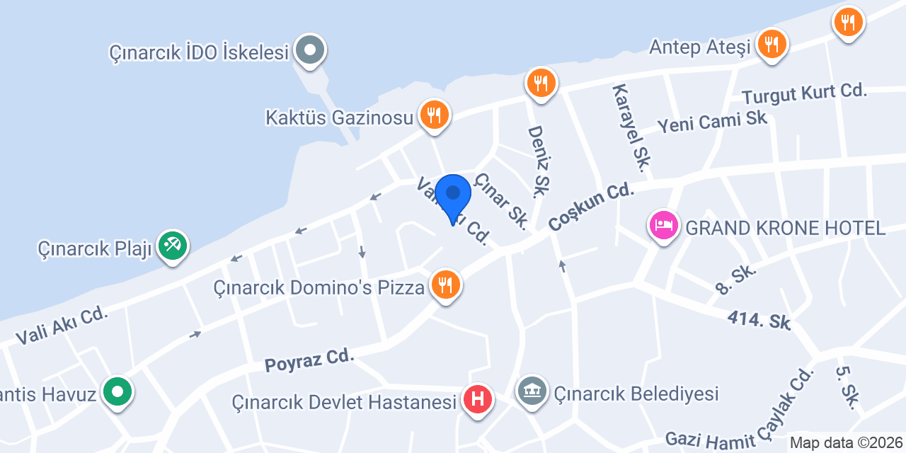 Çınarcık Eczanesi konumu