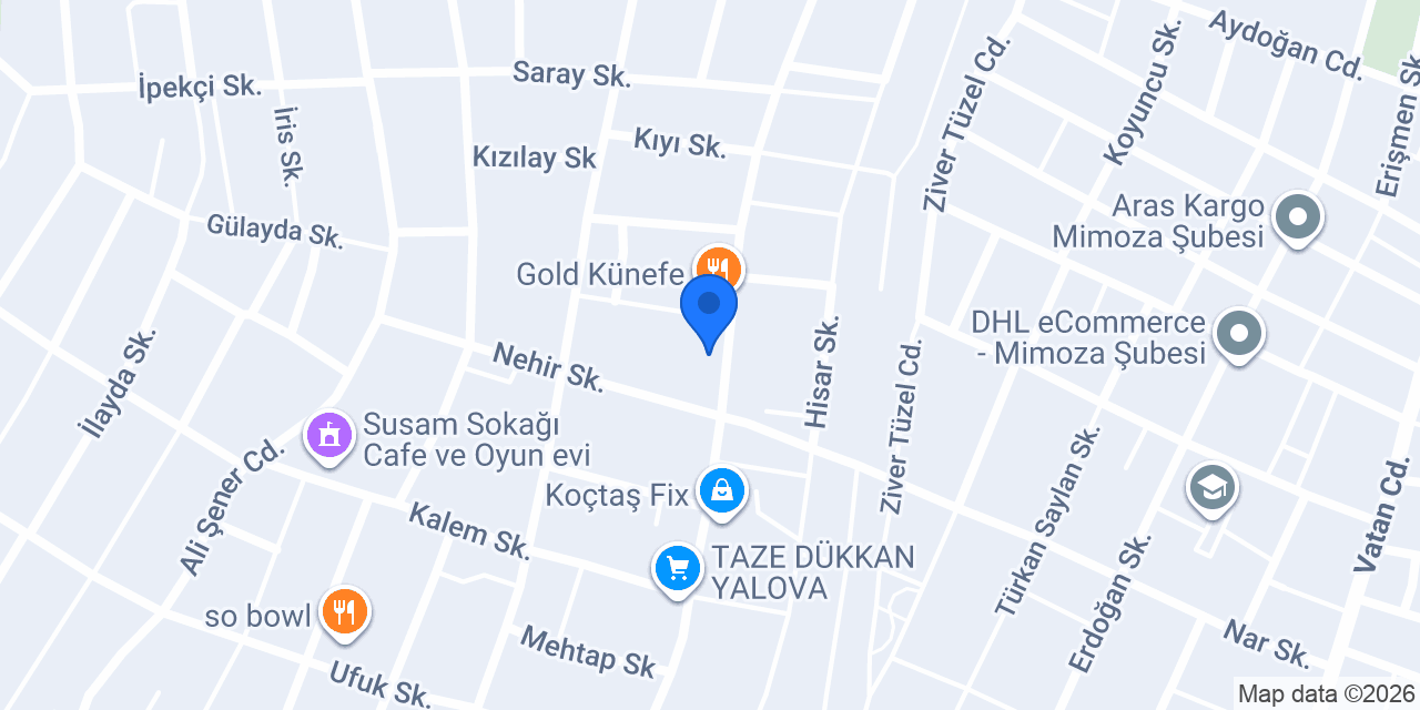 Sarıoğlu Fırın Cafe konumu
