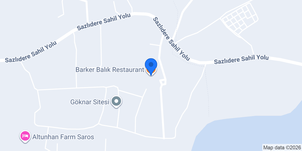 Barker Balık Restaurant konumu