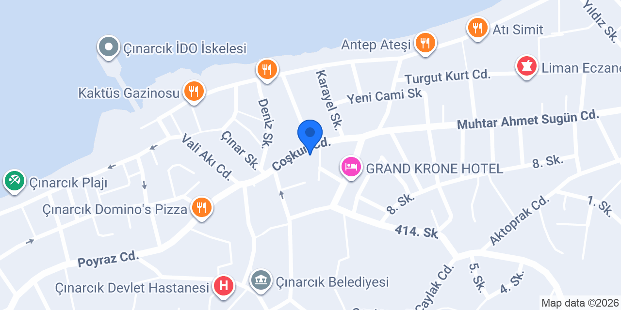 Oses Çiğ Köfte konumu