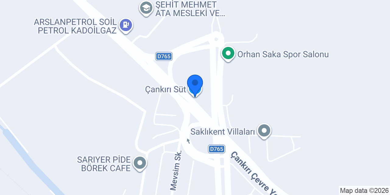 Çankırı Süt konumu