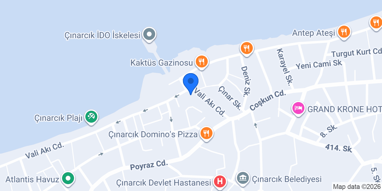 Çınarcık Tatlıcısı konumu