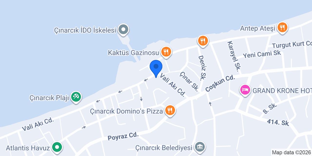 Çınarcık Manavı konumu