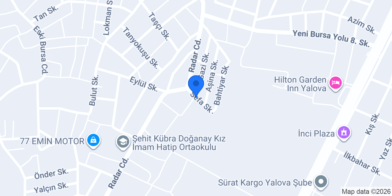 Biev Shop konumu