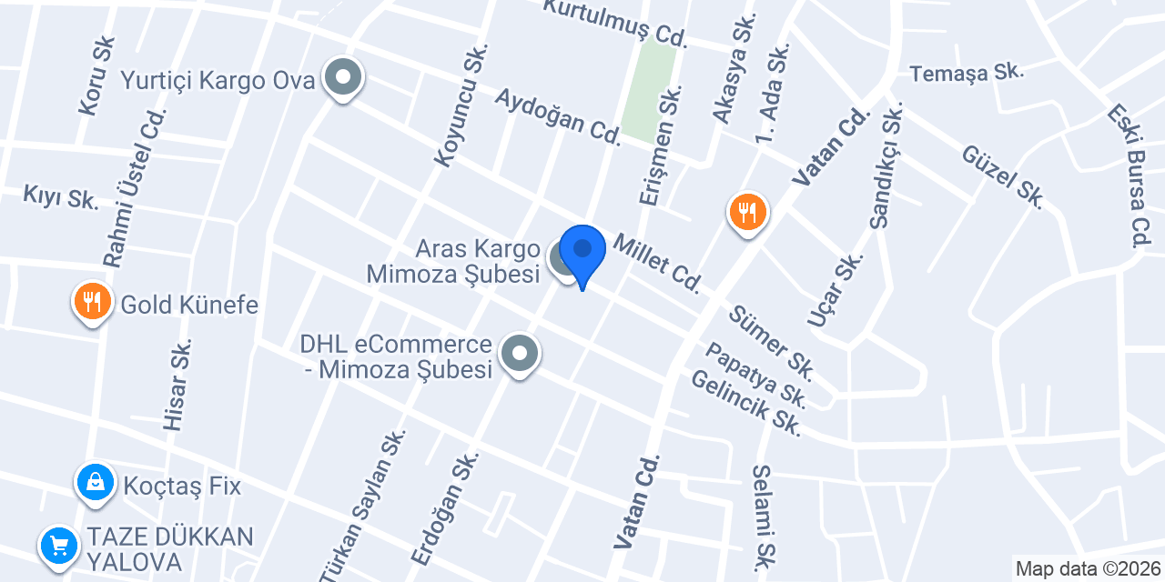 Starex Temizlik Makinaları konumu