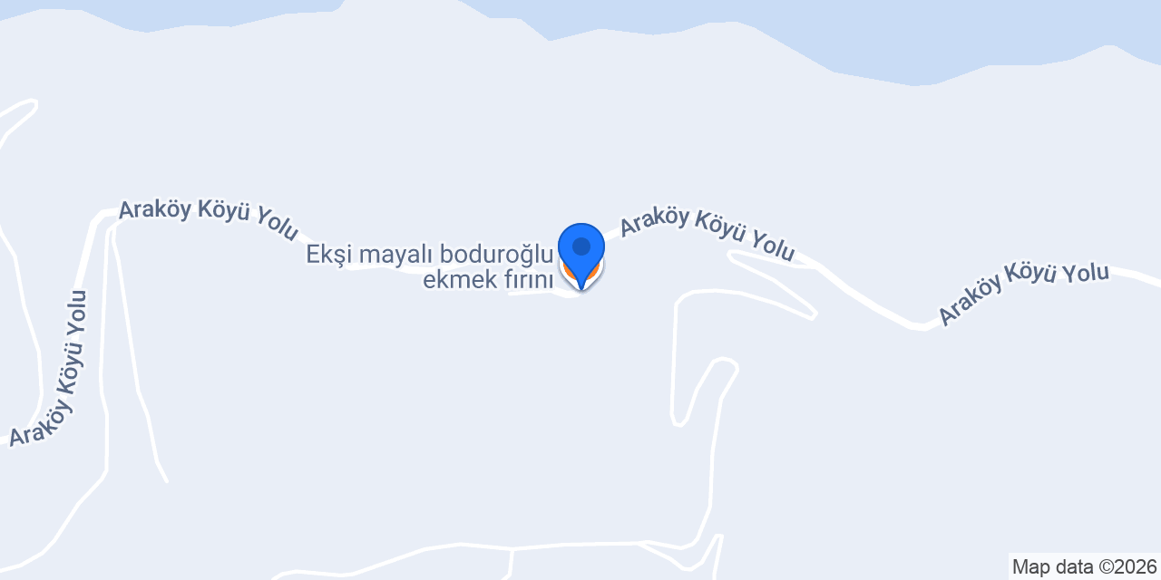 Ekşi mayalı boduroğlu ekmek fırını konumu