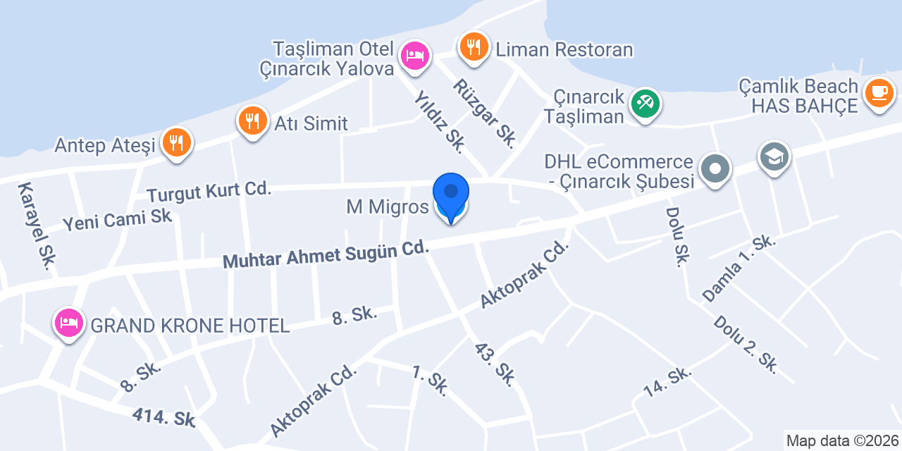 M Migros konumu