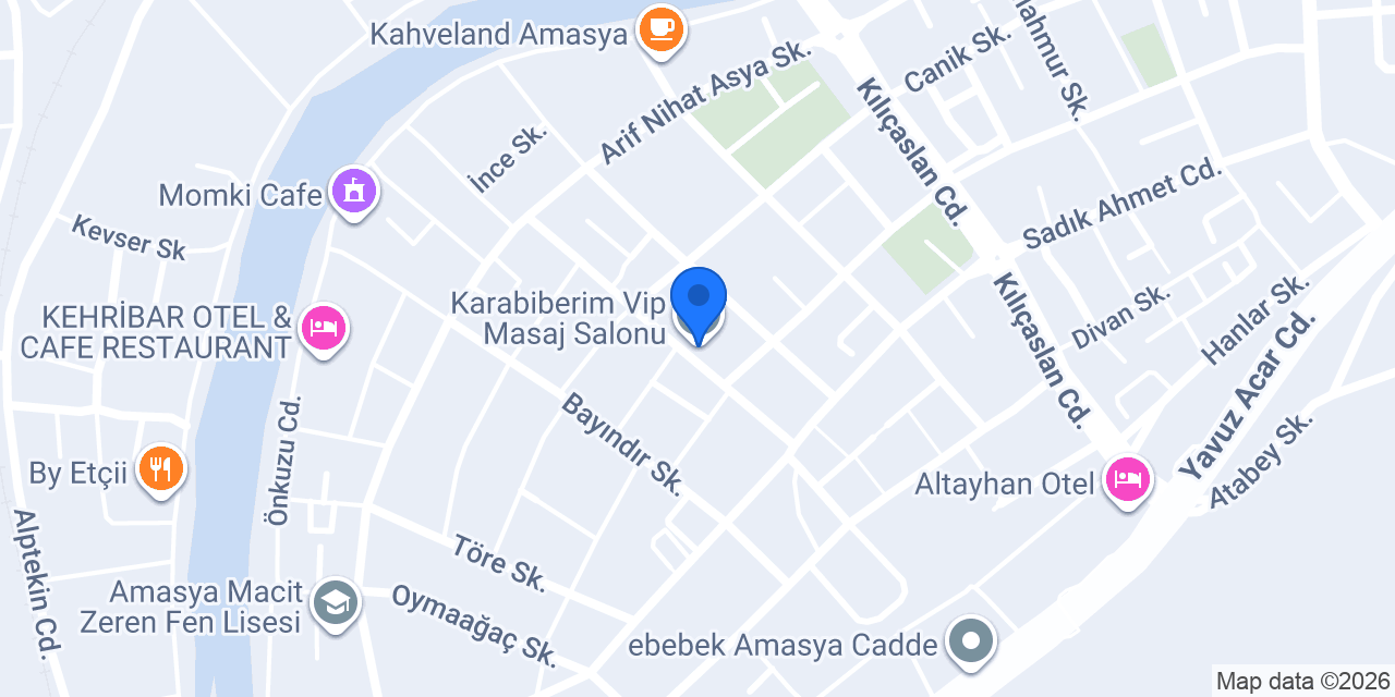 Karabiberim Vip Masaj Salonu konumu