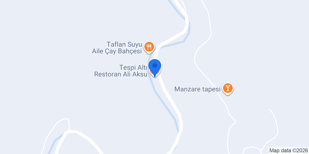 Tespi Altı Restoran Ali Aksu konumu