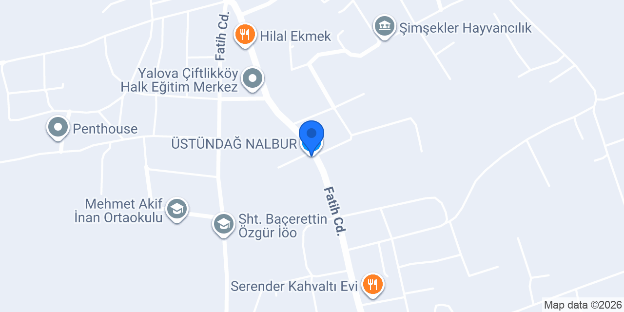 ÜSTÜNDAĞ NALBUR konumu