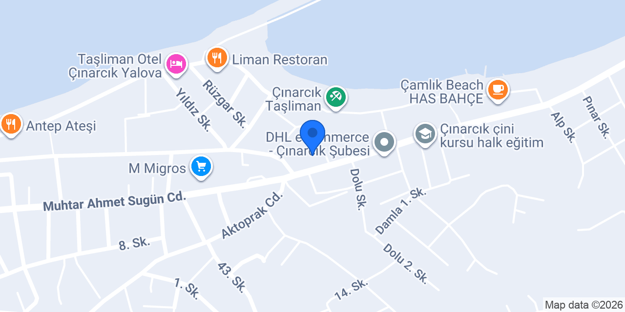 Pınar dekorasyon konumu