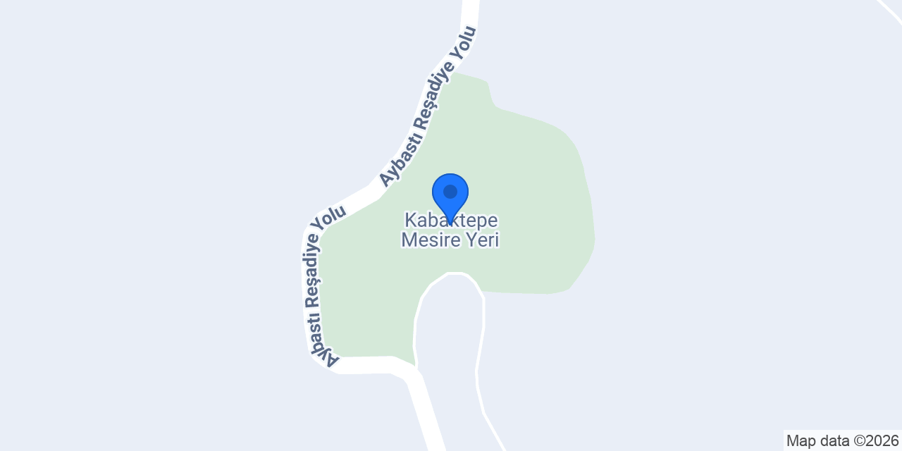 Kabaktepe Mesire Yeri konumu