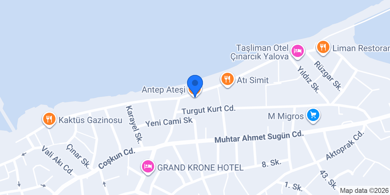 Antep Ateşi konumu