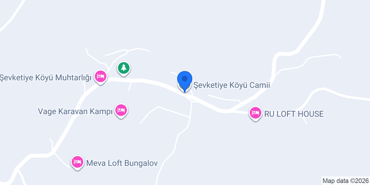 Şevketiye Köyü Camii konumu