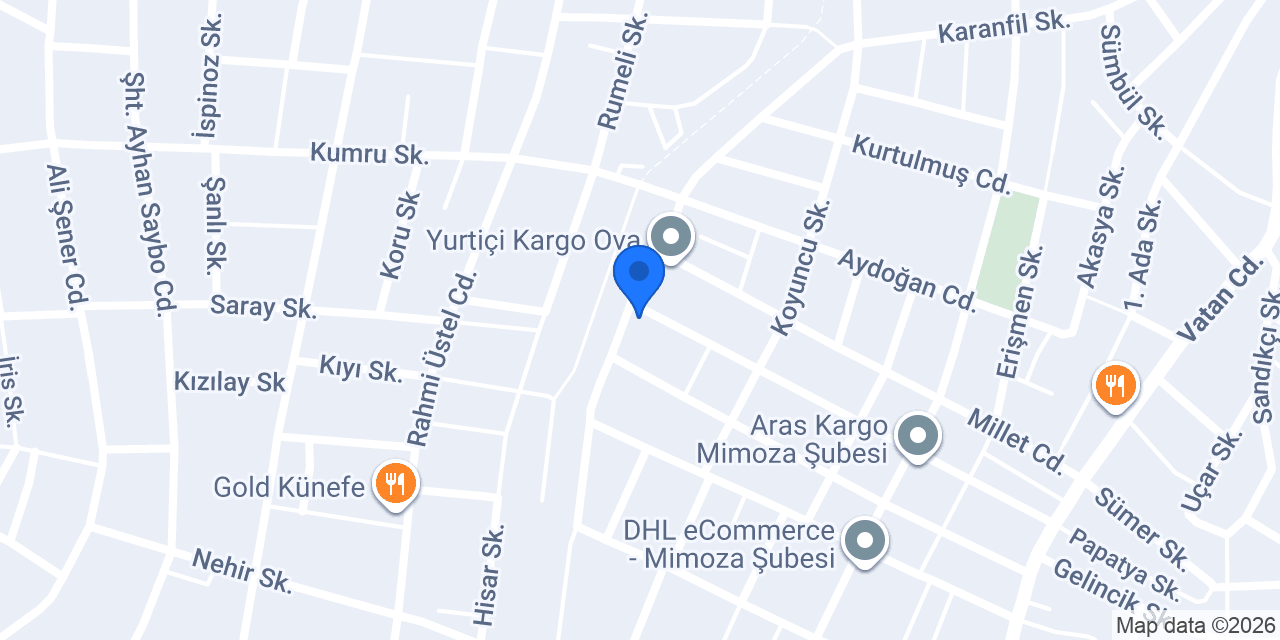 Koç 77 yapi dekorasyon konumu