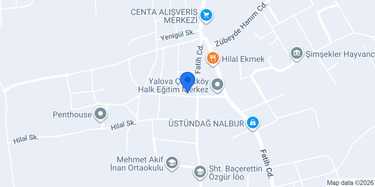 Anay Süs Bitkileri konumu