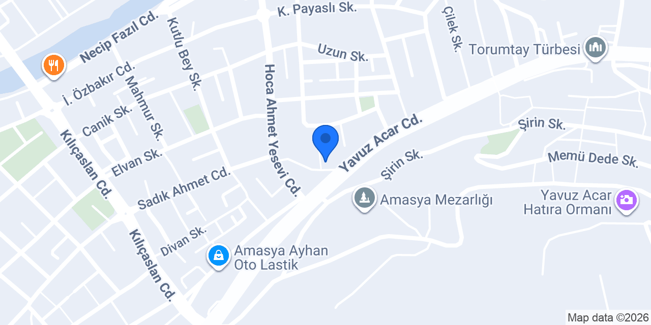 Continental - Amasya Oto Lastik konumu