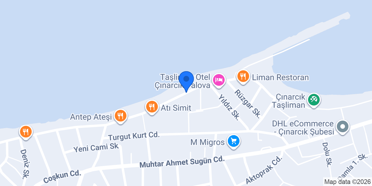 IŞIK MARKET ÇINARCIK konumu
